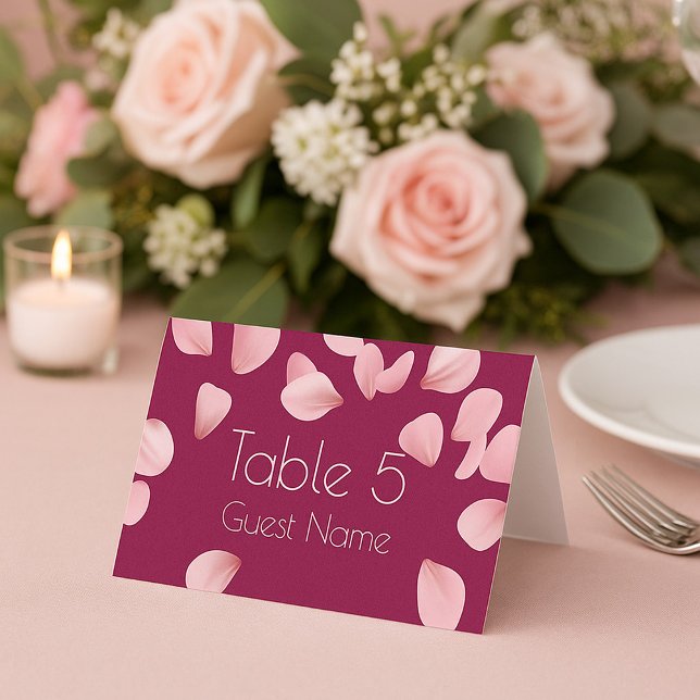 Elegant Personalized Seating Card (Creator Uploaded)