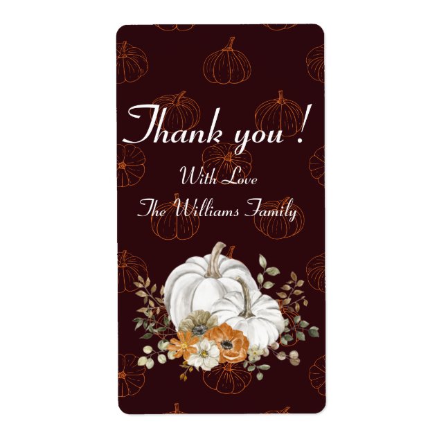 Elegant Personalized Thank you  (Front)