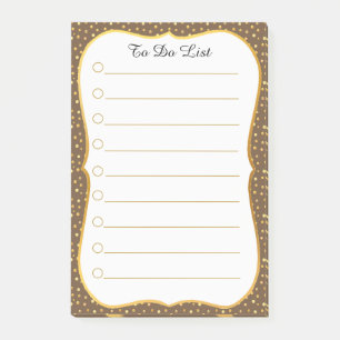 Elegant Personalized To Do List Post-it Notes