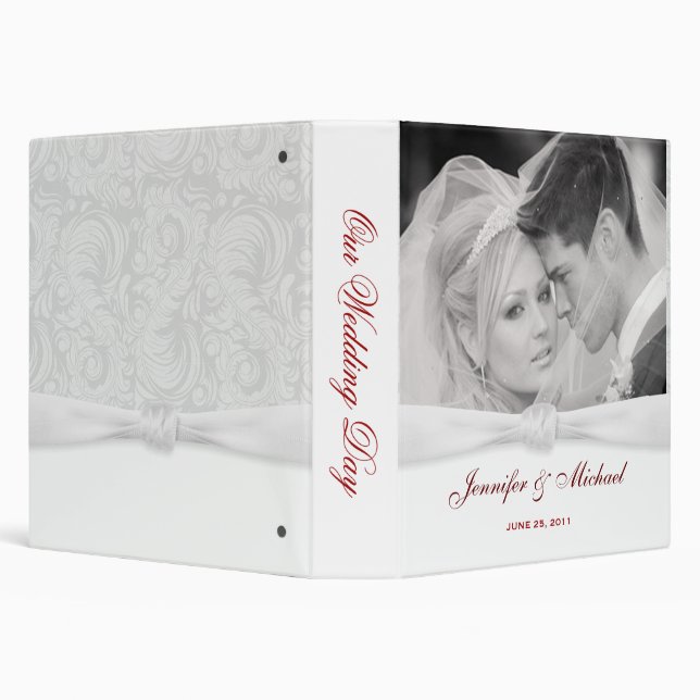 Elegant Personalized Wedding Album or Planner Binder (Background)