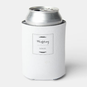 Elegant Personalized Wedding  Custom Modern Gift Can Cooler