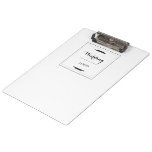 Elegant Personalized Wedding Custom Modern Gift Clipboard