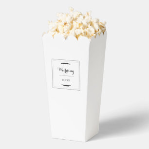 Elegant Personalized Wedding Custom Modern Gift Favor Box