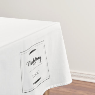 Elegant Personalized Wedding  Custom Modern Gift Tablecloth