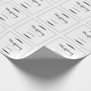 Elegant Personalized Wedding Custom Modern Gift Wrapping Paper