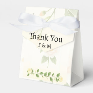 Elegant Personalized Wedding Favour Box