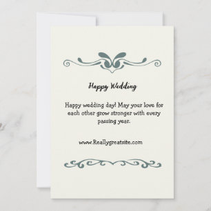 elegant personalized wedding welcom save the date