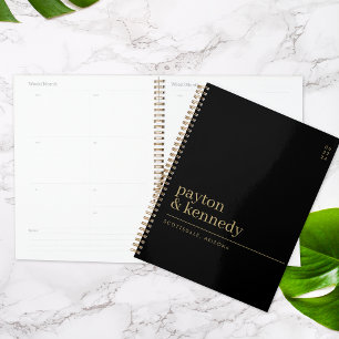 Elegant Personalized With Name Wedding Plan Event Planner