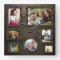 Elegant personalized wood photo frames wood Clock
