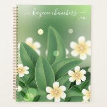 Elégant Personnalisé Fleurs Jaunes & Blanches Pers