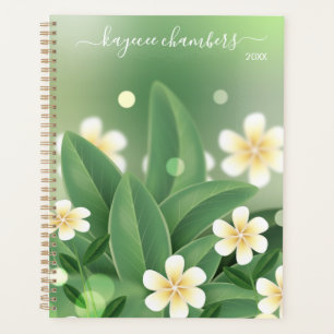 Elégant Personnalisé Fleurs Jaunes & Blanches Pers