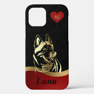 Élégant Personnalisé Sibérien Husky coque iphone