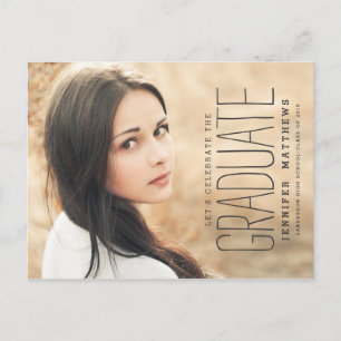 Elegant Photo   2016 Graduation Party Invitation