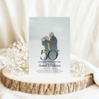 Elegant Photo 50th Wedding Anniversary Party