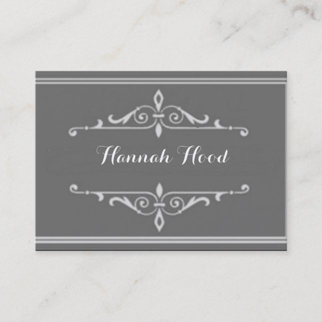 Elegant Photo Business Card Template (Front)