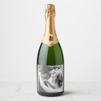 ELEGANT PHOTO CUSTOM WEDDING WINE LABEL LABELS