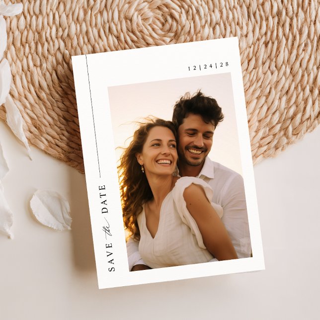 Elegant Photo Destination Wedding Save The Date Invitation (Creator Uploaded)