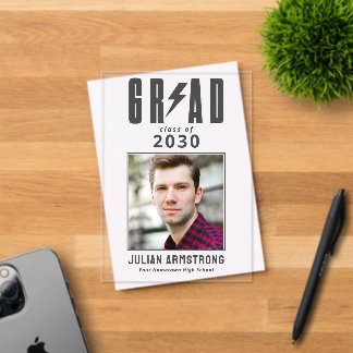 Elegant Photo Graduation Announcement 2026 Grad