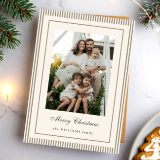 Elegant Photo Holiday Card