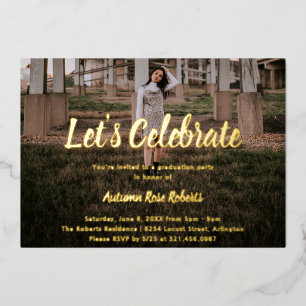 Elegant Photo Modern Graduation