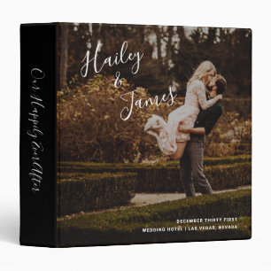 Elegant Photo Modern Wedding Binder