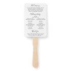 Elegant Photo Modern Wedding Program