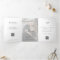 Elegant photo simple wedding RSVP details QR code 