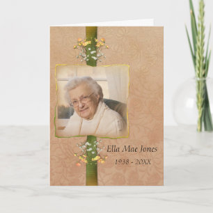 Elegant Photo Thank You for Your Sympathy Card