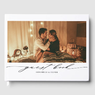 Elegant Photo Wedding Guest Book