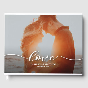 Elegant Photo Wedding Guest Book