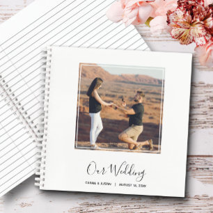 Elegant Photo Wedding Notebook