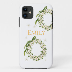 Elegant Pikake Lei iPhone Case