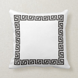 Elegant Pillow with Greek key