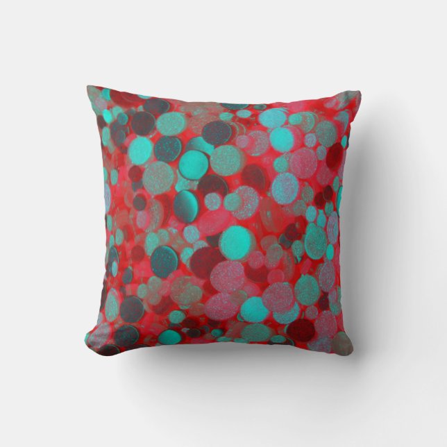 Elegant Pillow with Modern Abstract Design (Front)
