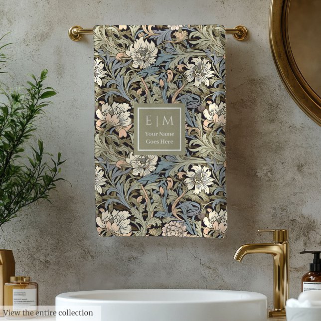 Elegant Pimpernel Morris Style Bath Towel (Elegant Pimpernel Morris Style Bath Towel)