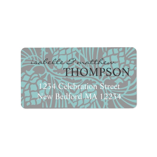 Elegant Pine Address Label (Front)