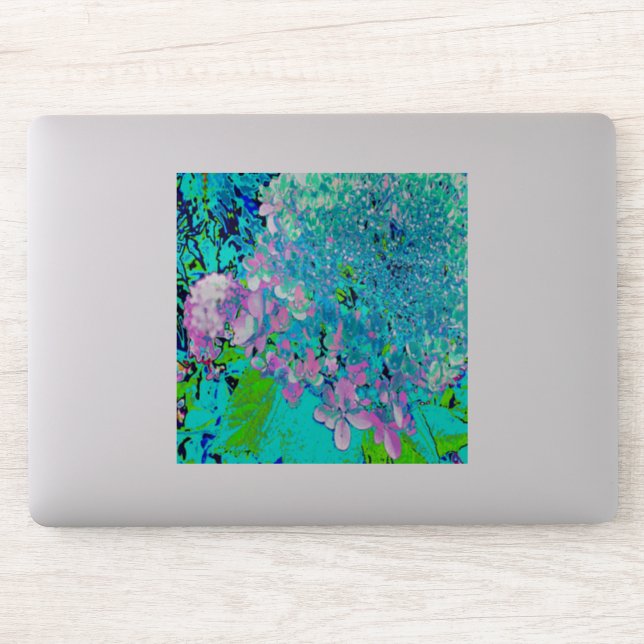 Elegant Pink and Blue Limelight Hydrangea (Computer)