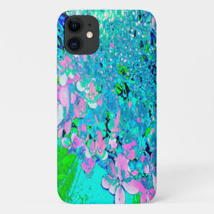 Elegant Pink and Blue Limelight Hydrangea iPhone 11 Case