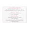 Elegant Pink and Grey Wedding Accommodations