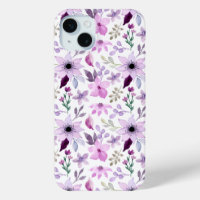 Elegant Pink and Purple Flower Pattern