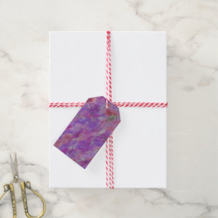 Elegant Pink And Purple Marble Gift Tags