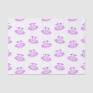 Elegant Pink Ballet Birthday Tutu Watercolour Tissue Paper