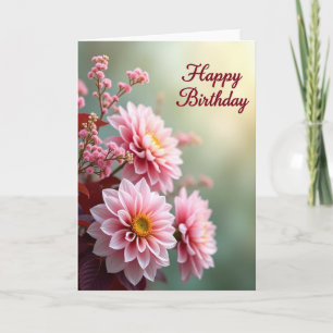 Elegant Pink Blossom Card