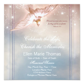 Memorial Service Invites, 1,000 Memorial Service Invitation Templates