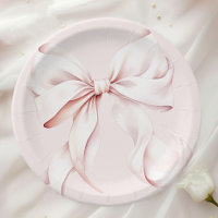 Elegant Pink Bow Baby Bridal Shower