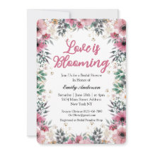 Elegant Pink Floral Bridal Shower