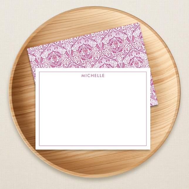 Elegant Pink Floral Pattern Card (Creator Uploaded)