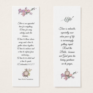 Elegant Pink Floral Religious Bible Wisdom