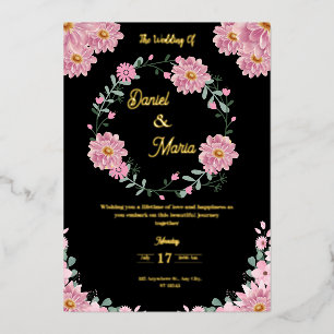 Elegant Pink Floral Wedding 