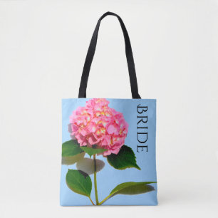 Elegant Pink flower pink floral pink hydrangea Tote Bag